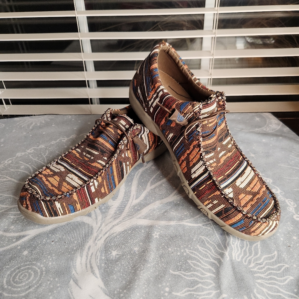 NWT Southwestern Roper Chillin' Lightweight Slip On Loafers Size 11